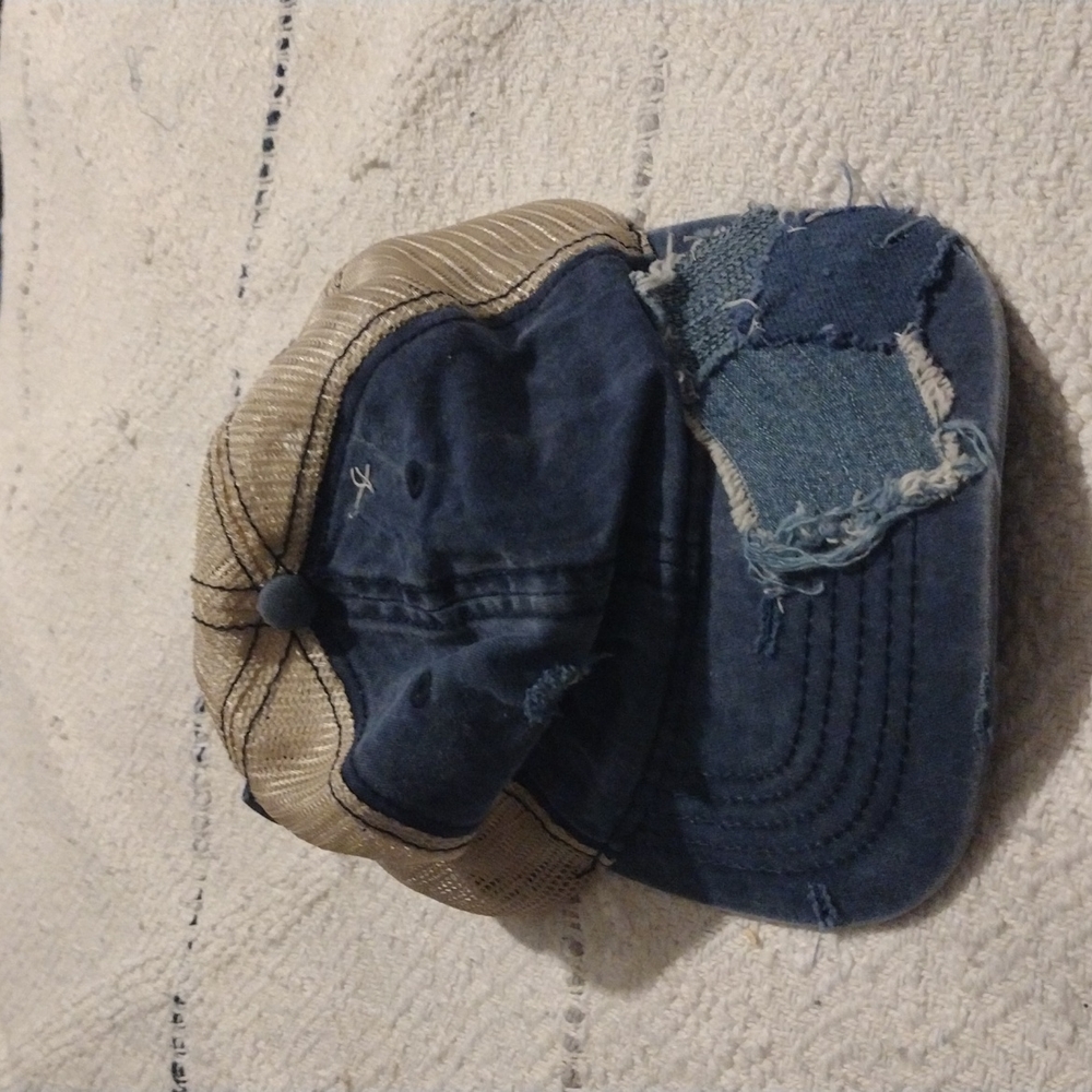 Patch work baseball cap